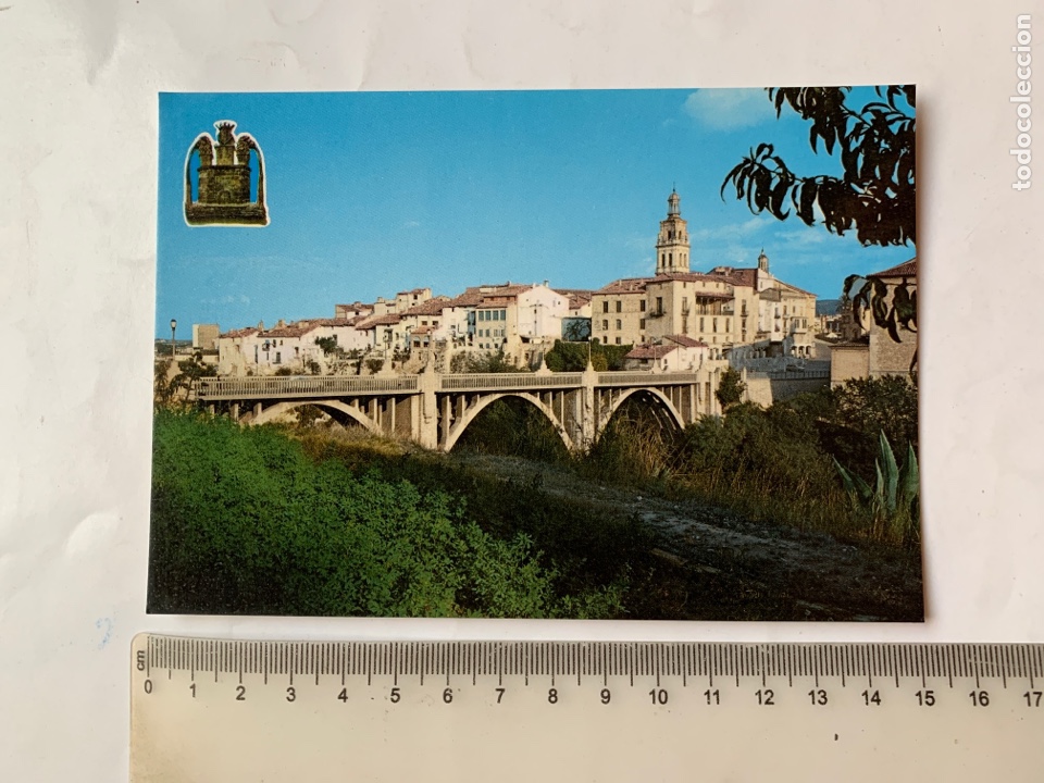 Postais: POSTAL. ONTENIENTE. VALENCIA. PUENTE STA. MARÍA. BARRIO LA VILA. ESTUDIOS FOTOG. RICARDO GARCIA.