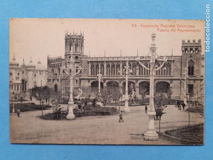 Postkarten: Exposici&oacute;n Regional Valenciana. Palacio del Ayuntamiento.