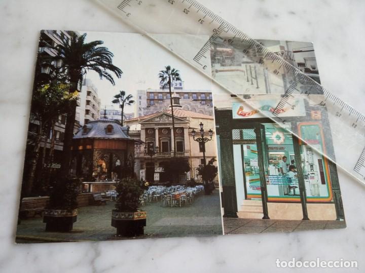 Postales: postal publicitaria foto nader quiosco plaza de la paz castellon
