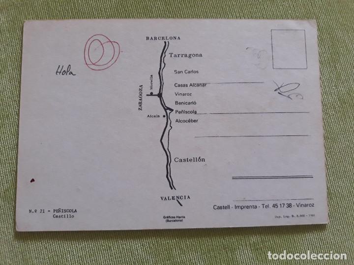 Postales: Pe&ntilde;iscola - Castillo 1981 - Foto 2