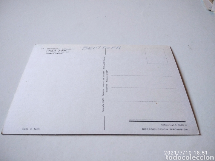 Postales: Postal Benidorm - Foto 2