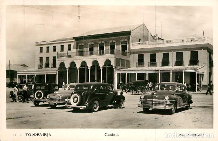 Postkarten: ea461 Torrevieja Casino Darblade N&ordm;14 coches carro