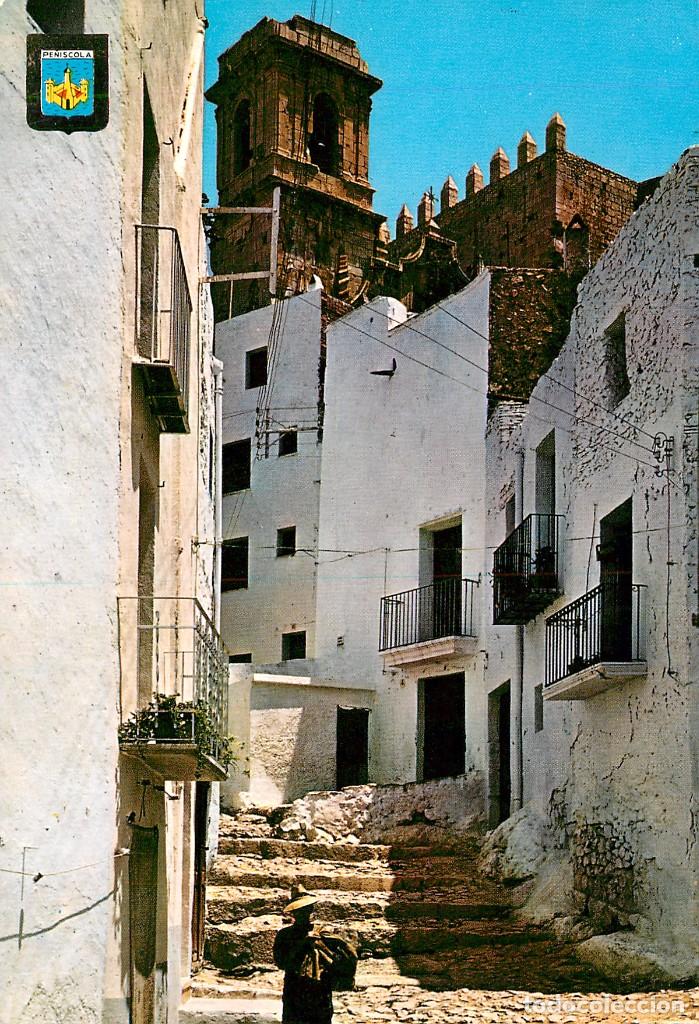 Postkarten: em1853 Pe&ntilde;iscola calle tip&igrave;ca 1965 escudo de oro n&ordm;13