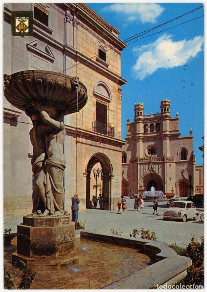 Postales: em1905 Castellon De La Plana - Plaza Mayor 1962 - Escudo De Oro N&ordm;3 - seat 600