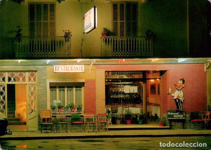 Cartes Postales: em1914 Benicarlo restaurante mateu 1966