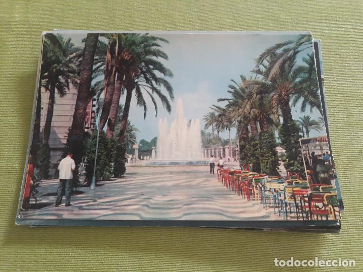 Postais: TARJETA POSTAL DE ALICANTE - EXPLANADA DE ESPA&Ntilde;A. AL FONDO FUENTE LUMINOSA. 46