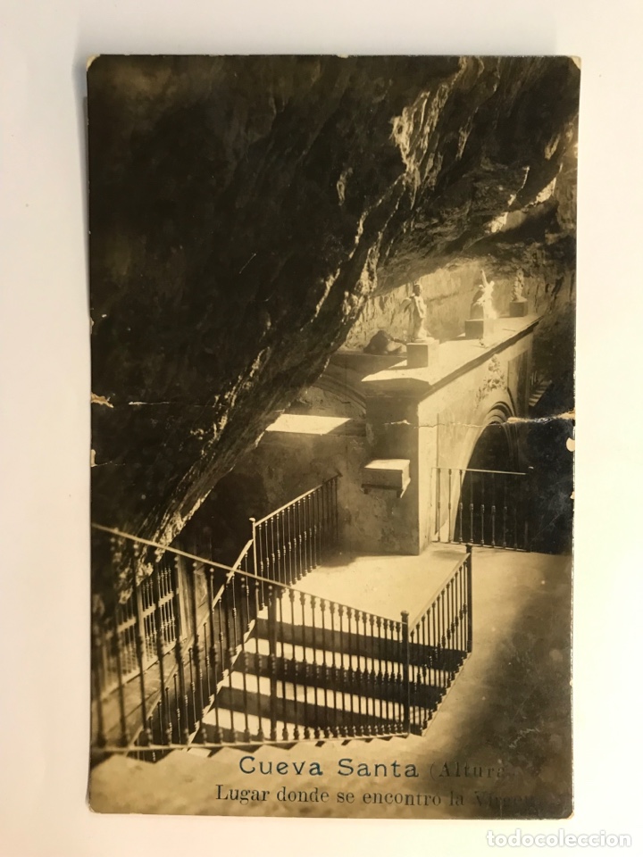 Postcards: CUEVA SANTA, Altura (Castell&oacute;n) Postal Lugar donde se encontr&oacute; la Virgen La Industrial Fotograf&iacute;ca