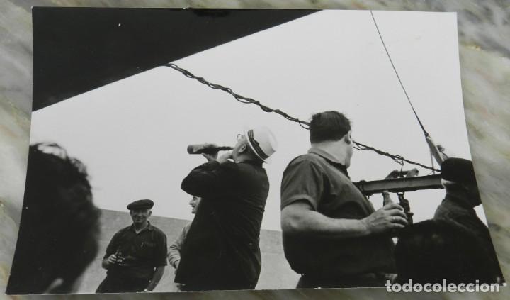 Postkarten: FOTOGRAFIA DE LA ISLA DE TABARCA, ALICANTE. VISITA DEL SR. GOBERNADOR. FOTO HERMANOS GARCIA. A&Ntilde;O 196