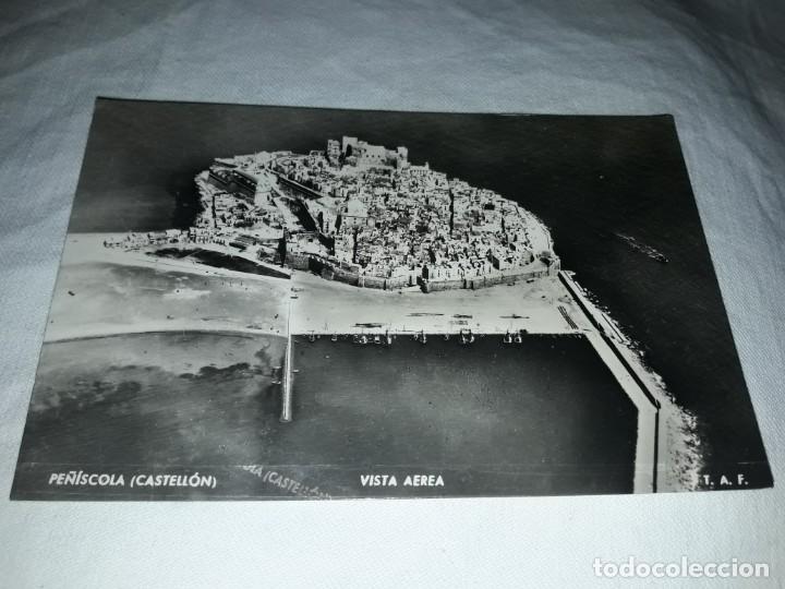 Postkarten: Antigua postal Pe&ntilde;&iacute;scola Vista A&eacute;rea Zercowitz TAF sin circular