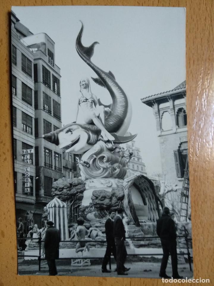 Postales: FOTO POSTAL LAS FALLAS DE VALENCIA. - Foto 1
