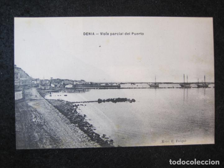 Postkarten: DENIA-VISTA PARCIAL DEL PUERTO-ED&middot;E.FOLQUE-POSTAL ANTIGUA-(85.845)