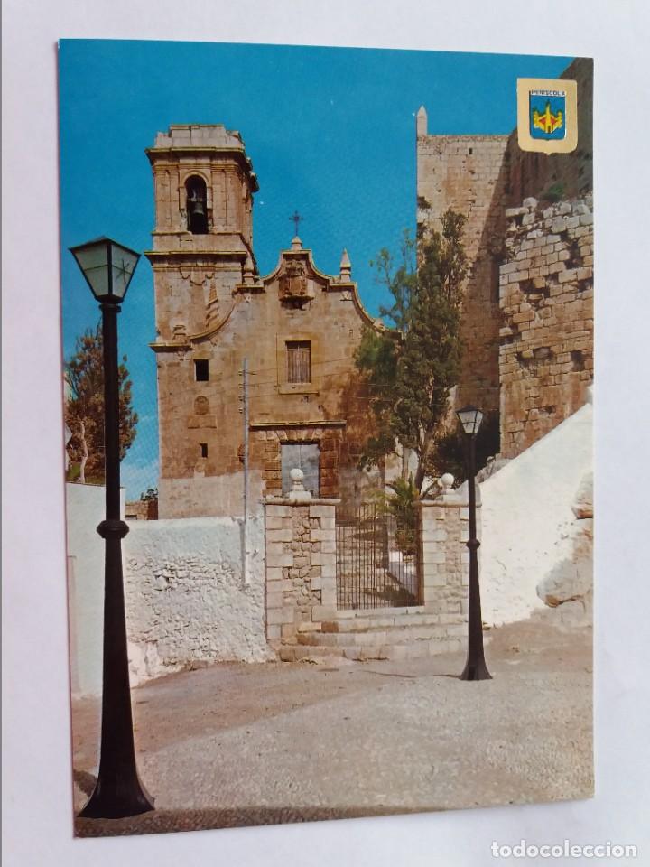 Postkarten: POSTAL - PE&Ntilde;ISCOLA CASTELLON - IGLESIA DE NUESTRA SE&Ntilde;ORA DE LA ERMITANA - COMAS ALDEA 33 - S/C