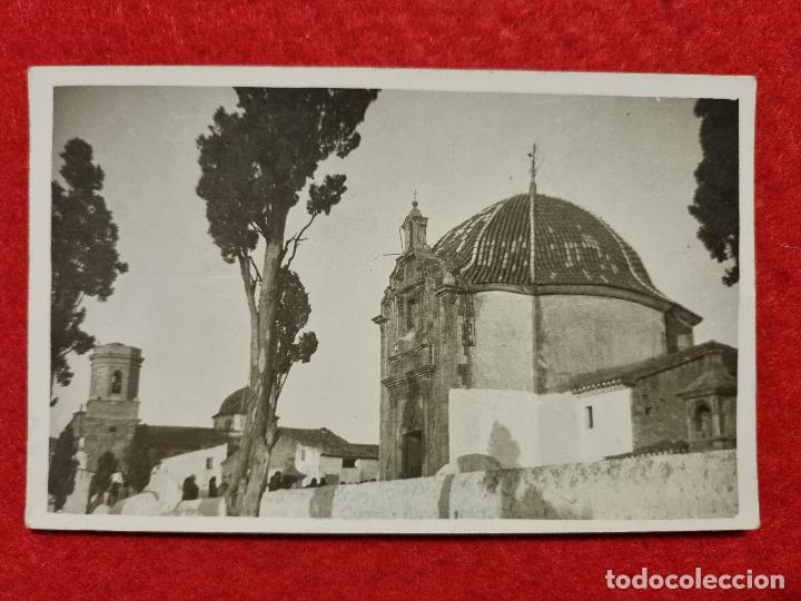 Postcards: POSTAL CASTELLON CUEVAS VINROMA VISTA IGLESIA Y CALVARIO FOTOGRAFICA ORIGINAL P1184