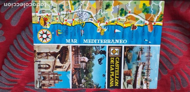 Postkarten: CASTELLON-V1-VISTA PARCIAL DEL PUERTO-PLAZA MAYOR