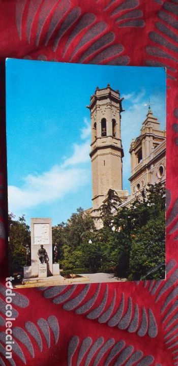 Postkarten: CASTELLON-V1-BURRIANA-IGLESIA DEL SALVADOR Y MONUMENTO A CHICHARRO