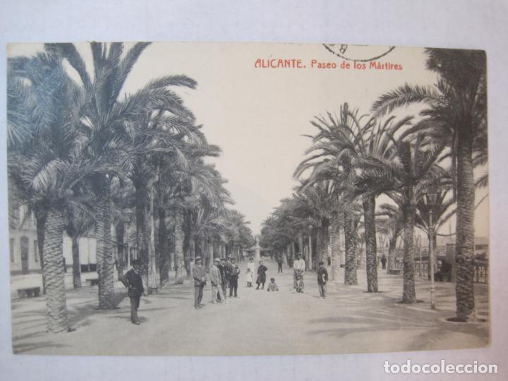 Postais: ALICANTE-PASEO DE LOS MARTIRES-THOMAS-POSTAL ANTIGUA-(86.572)