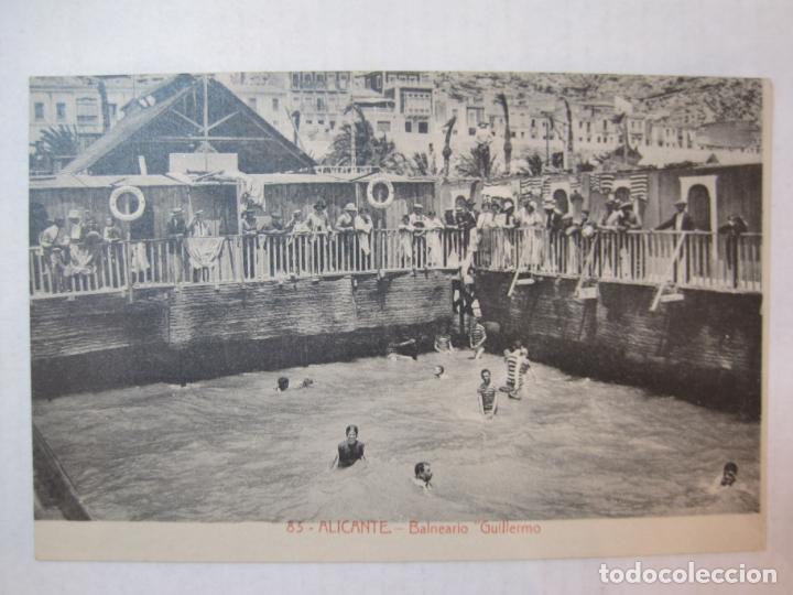 Postkarten: ALICANTE-BALNEARIO GUILLERMO-83-CASTA&Ntilde;EIRA ALVAREZ LEVENFELD-POSTAL ANTIGUA-(86.577)
