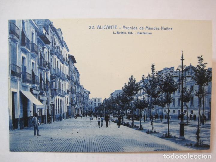 Cartoline: ALICANTE-AVENIDA DE MENDEZ NU&Ntilde;EZ-ROISIN-22-POSTAL ANTIGUA-(86.580)