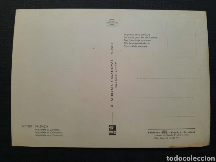 Postales: Postal de.Valencia - Foto 2
