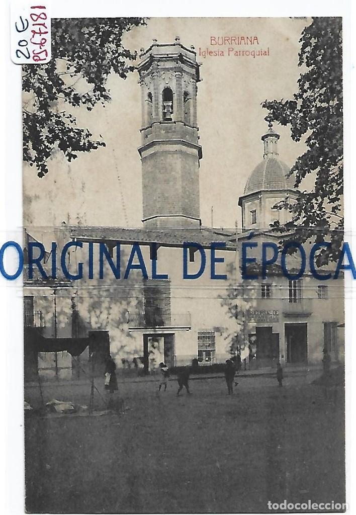 Postkarten: (PS-67781)POSTAL DE BURRIANA-IGLESIA PARROQUIAL