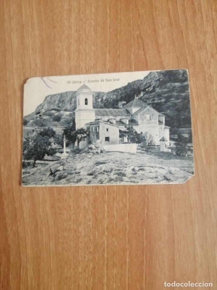 Postais: POSTAL JATIVA ERMITA DE SAN JOSE SIN CIRCULAR