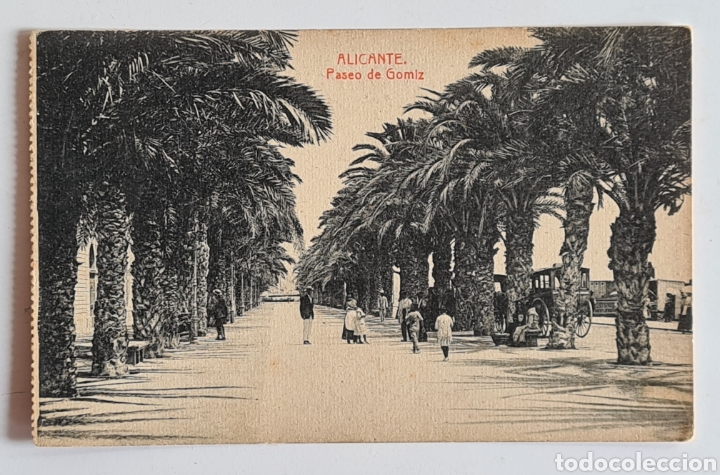 Postais: Antigua Postal Alicante Paseo de Gomiz