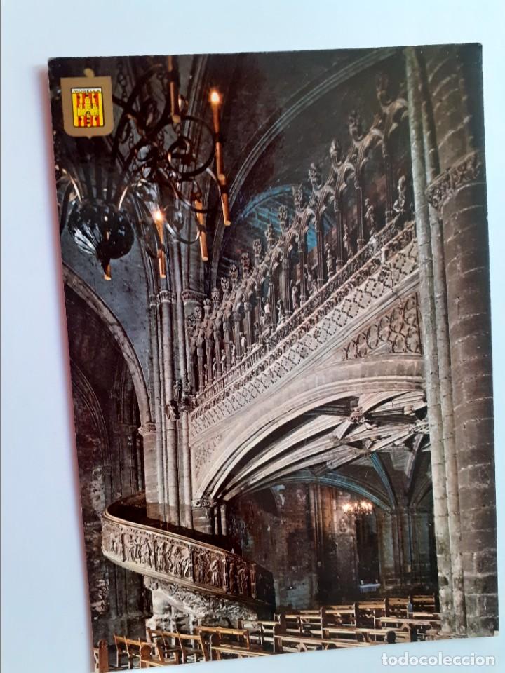 Postkarten: POSTAL - CASTELL&Oacute;N MORELLA - ESCALERA Y CORO IGLESIA ARCIPRESTAL - ED. COMAS ALDEA 8 - S/C