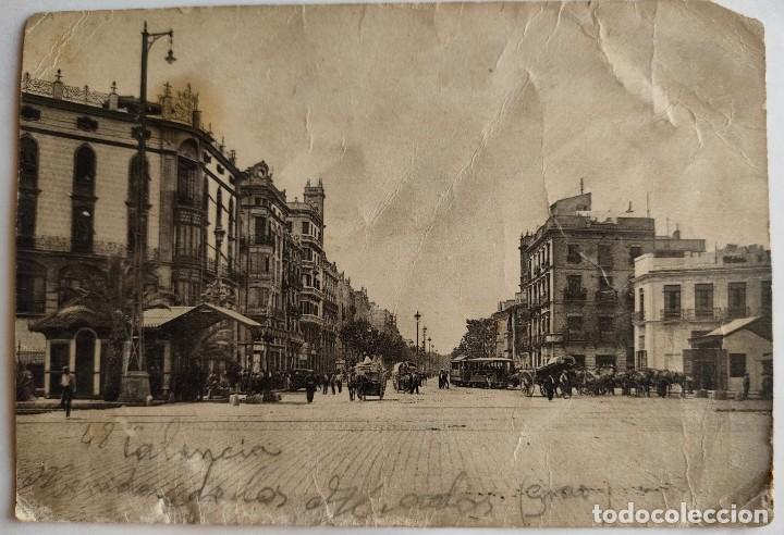 Postales: VALENCIA AVENIDA DE LOS ALIADOS GRAO - Foto 1
