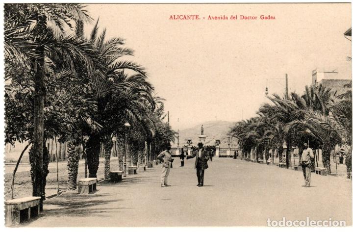Postais: BONITA POSTAL - ALICANTE - AVENIDA DEL DOCTOR GADEA - EDICION &rdquo;ARCA DE NOE&rdquo;