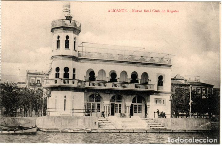 Postkarten: BONITA POSTAL - ALICANTE - NUEVO REAL CLUB DE REGATAS - EDICION &rdquo;ARCA DE NOE&rdquo;
