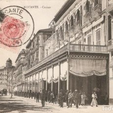 Postales: ALICANTE Nº121 CASINO M.N. PARIS CIRCULADA EN 1910. Lote 327102818