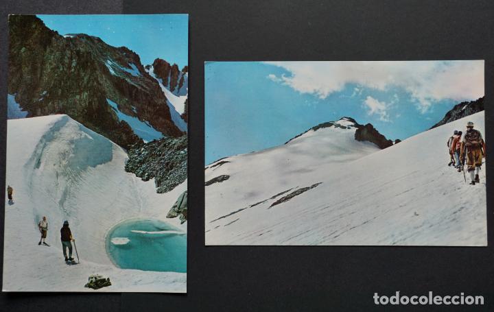 Postkarten: 2 postales del Ascenso al Aneto , sin circular