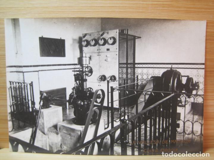 Postkarten: LA VALLESA DE MANDOR-CENTRAL ELECTRICA-FOTOGRAFICA-POSTAL ANTIGUA-(91.723)