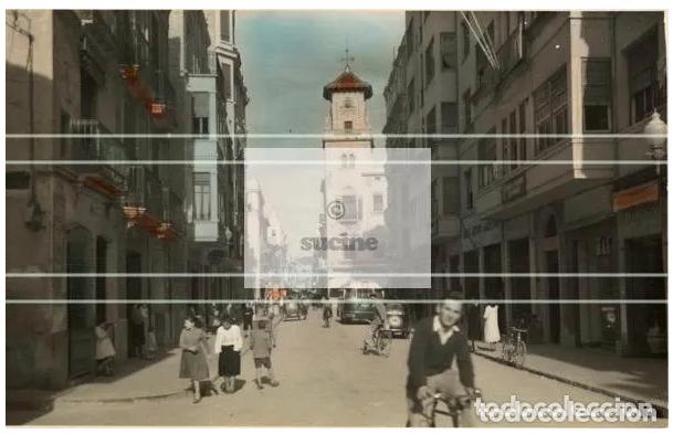 Cartoline: POSTAL ORIGINAL CALLE TRINIDAD CASTELLON EN LOS A&Ntilde;OS 40