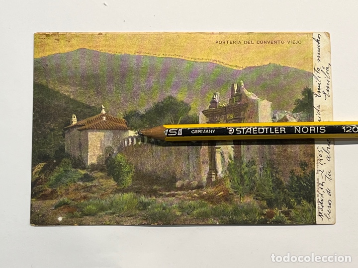 Postais: DESIERTO DE LAS PALMAS Castell&oacute;n Postal Porter&iacute;a del Convento Viejo Gran Licor Carmelitano (h.1900?)