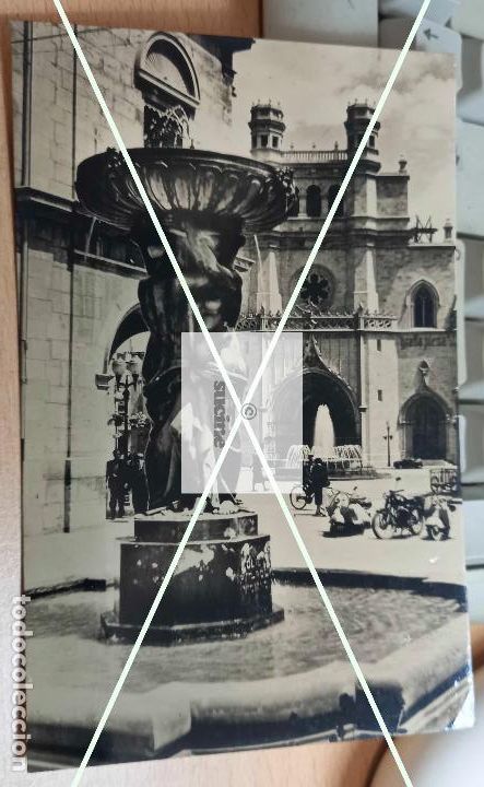 Cartes Postales: POSTAL ORIGINAL PLAZA MAYOR CASTELLON EN LOS A&Ntilde;OS 50