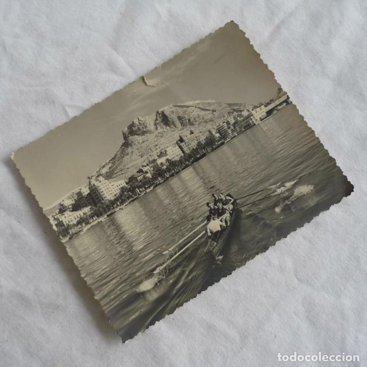 Cartes Postales: Tarjeta postal Puerto de Alicante con remeros