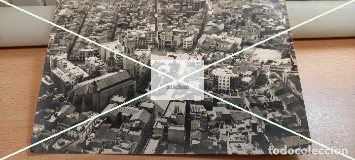 Cartes Postales: POSTAL ORIGINAL VISTA AEREA DEL CENTRO DE BURRIANA CASTELLON