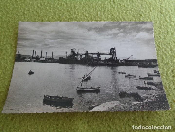 Postcards: POSTAL DE PUERTO DE SAGUNTO (VALENCIA) -N&ordm; 22 MUELLE ALTOS HORNOS -LIBRERIA PAPELERIA CARLOS SORIANO