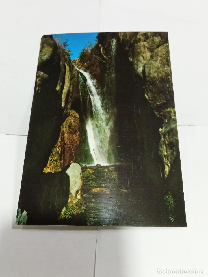 Cartes Postales: TARJETA POSTAL. VALLE DEL ALGAR, ALICANTE. CASCADA. 2142. ED ARRIBAS