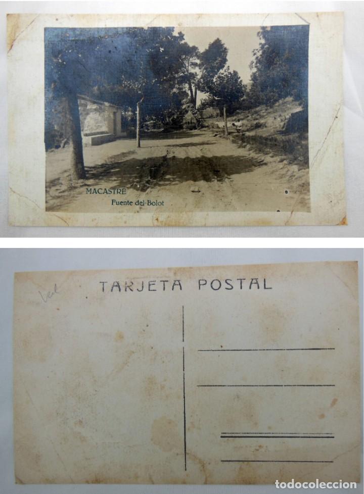 Postcards: Antigua Postal Fotogr&aacute;fica : MACASTRE, Fuente del Bolot