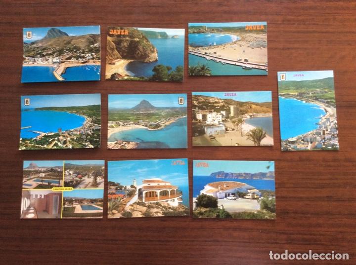 Postkarten: 10 POSTAL. GALIANA. N&Uacute;M 44-45-54-55-56-58-62 CAMPING RESTAURANTE EL MIRADOR. JAVEA. ALICANTE