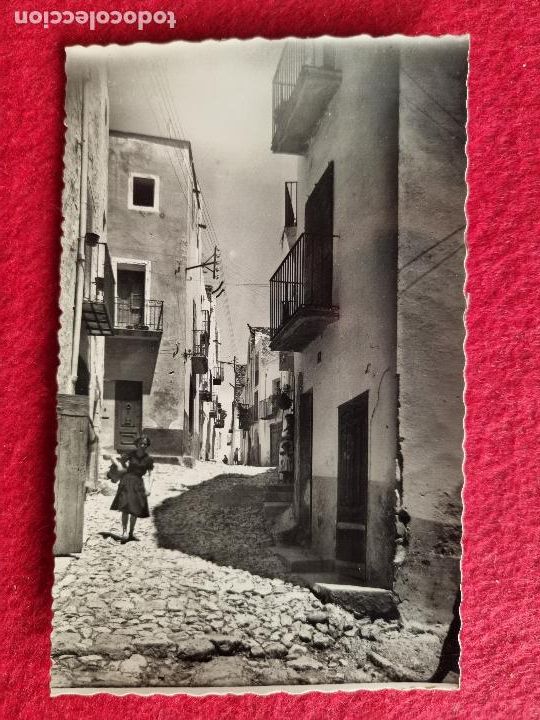 Postkarten: POSTAL PE&Ntilde;ISCOLA CASTELLON CALLE DE DON JAIME SANZ EDICIONES GARCIA GARRABELLA ORIGINAL RB
