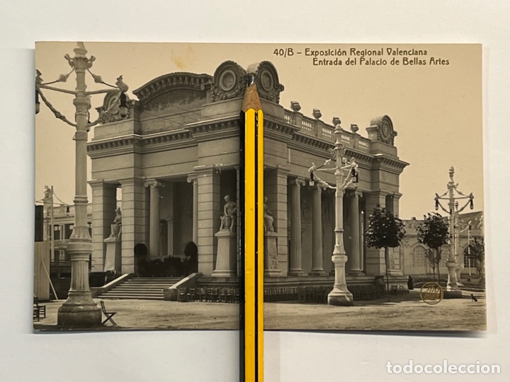 Postais: 40/B.- Exposici&oacute;n Regional Valenciana. Entrada del Palacio de Bellas Artes. Fototipia Thomas