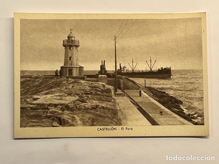 Postais: CASTELL&Oacute;N. Postal El Faro. Edicion Armengot (h.1930?) S/C