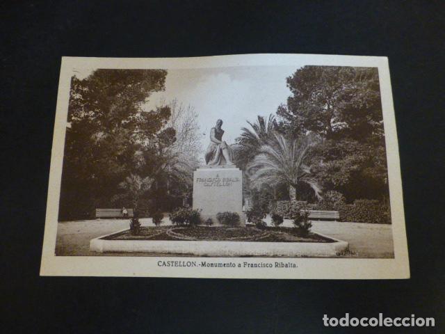 Postcards: CASTELLON MONUMENTO A FRANCISCO RIBALTA