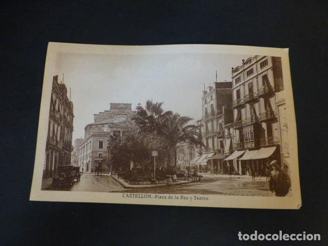 Postcards: CASTELLON PLAZA DE LA PAZ Y TEATRO