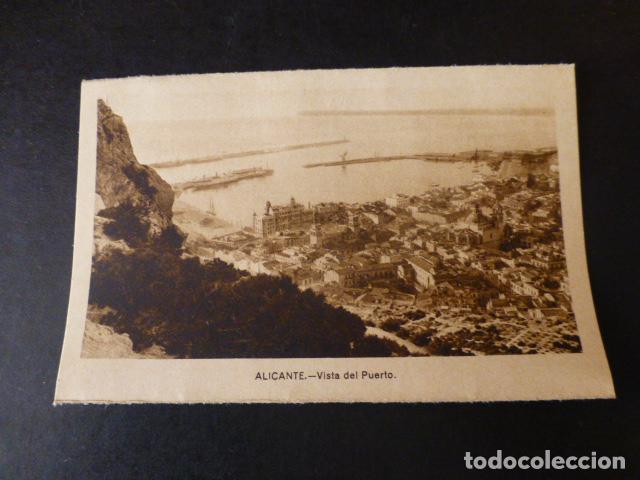 Postcards: ALICANTE VISTA DEL PUERTO