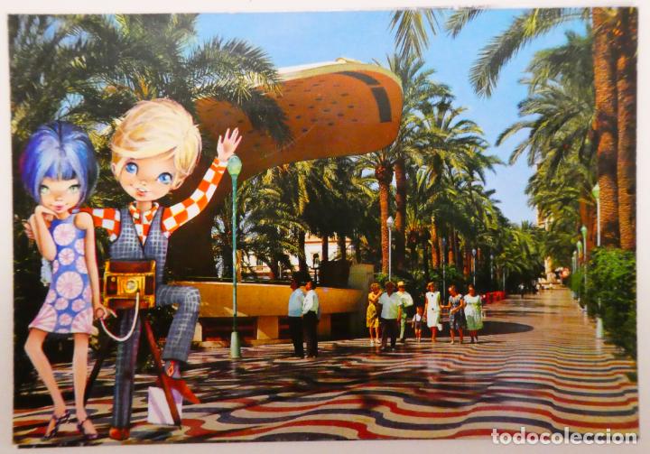 Postales: Postal de Alicante explanada