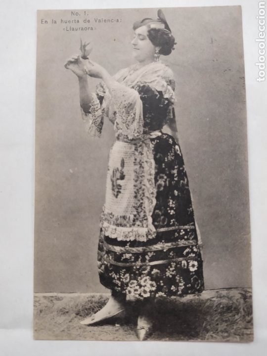 Postcards: Antigua postal. En la Huerta de Valencia. Llauraora